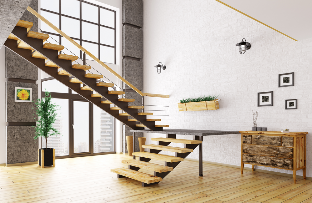 עיצוב מדרגות והתאמה מושלמת בחלל הסלון